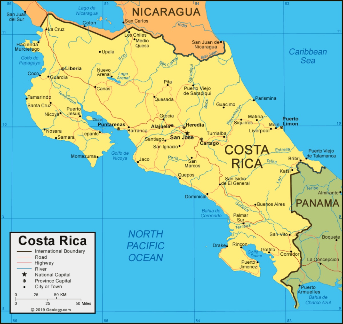 Costa Rica nằm ở Bắc Mỹ cách Việt Nam nửa vòng Trái Đất