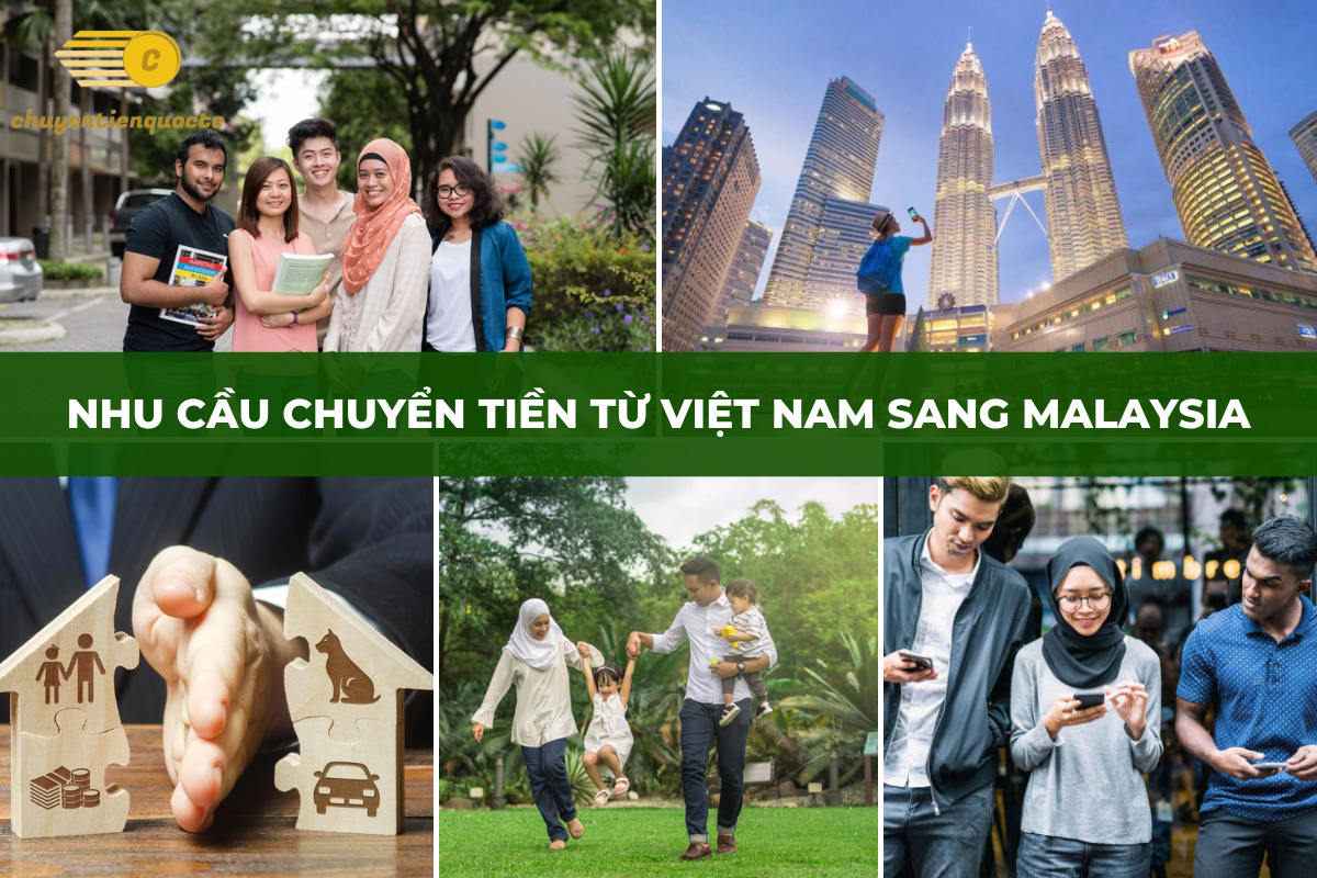 Nhu cầu chuyển tiền từ Việt Nam qua Malaysia